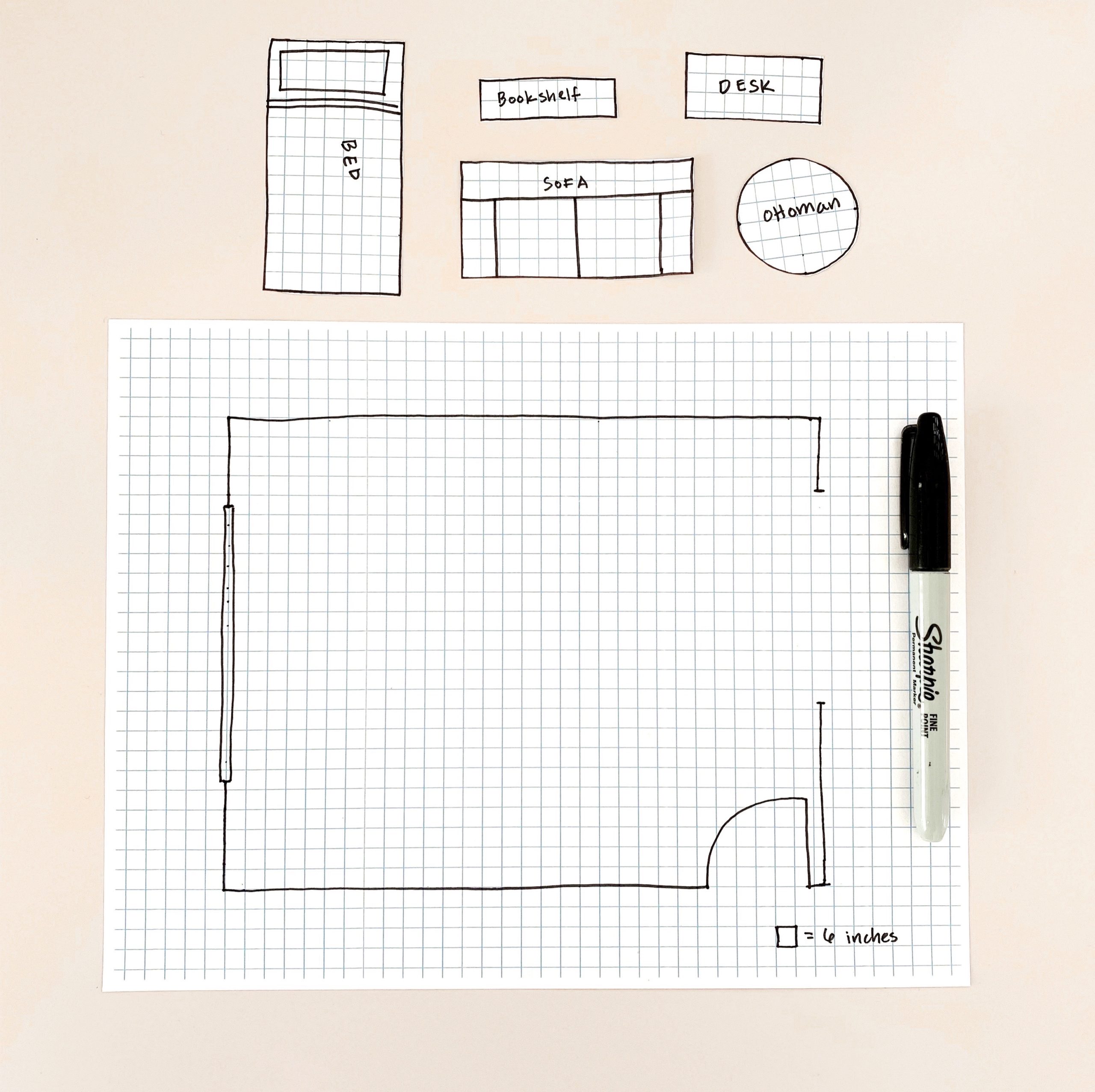 How To Make A Floor Plan With Graph Paper Tessie Fay