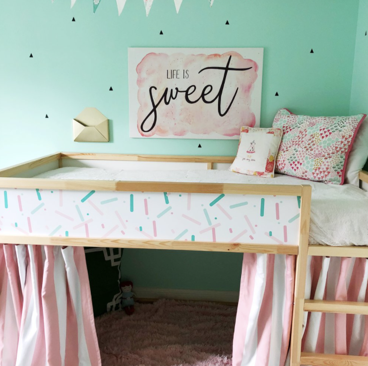 One Room Challenge Final Reveal: The Ice Cream Social Bedroom!