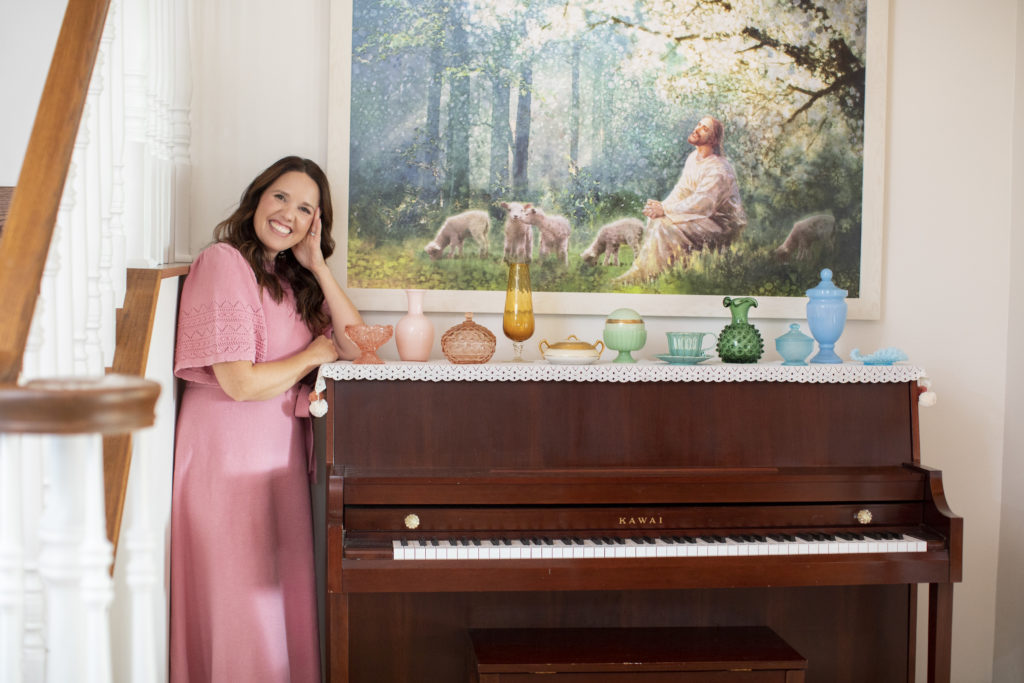 Tessie Fay's piano room and stair makeover