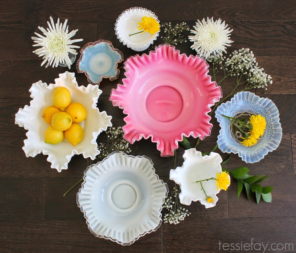 Ruffle bowls collection